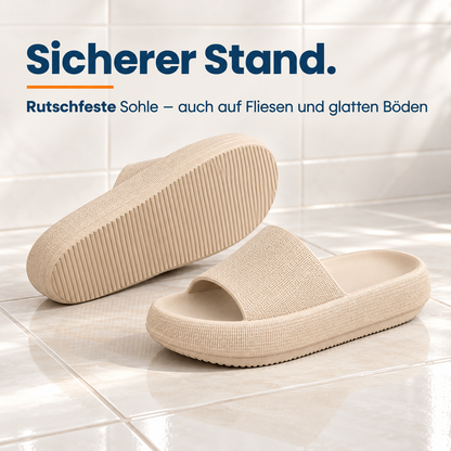 Rutschfeste Sohle auf Fliesen